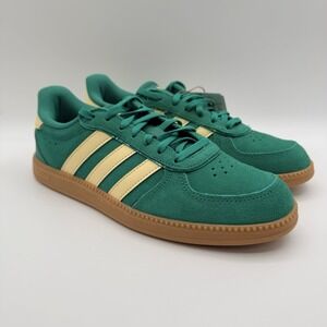 adidas Breaknet Sleek Women's Casual Shoes Sneakers Green/Yellow JS5035 Sz W7.5